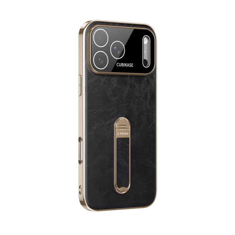 Custodia per telefono J TRIBE Holder in similpelle vegana con texture effetto cera e olio., For iPhone 17 Pro Max, For iPhone 17 Pro