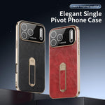 Custodia per telefono J TRIBE Holder in similpelle vegana con texture effetto cera e olio., For iPhone 17 Pro Max, For iPhone 17 Pro