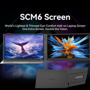 Blackview SCM6 14 inch Portable Laptop Ultra-thin LCD Monitor Screen Extender with Stand, SCM6