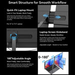 Blackview SCM6 14 inch Portable Laptop Ultra-thin LCD Monitor Screen Extender with Stand, SCM6
