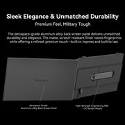Blackview SCM6 14 inch Portable Laptop Ultra-thin LCD Monitor Screen Extender with Stand, SCM6