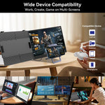 Blackview SCM6 14 inch Portable Laptop Ultra-thin LCD Monitor Screen Extender with Stand, SCM6