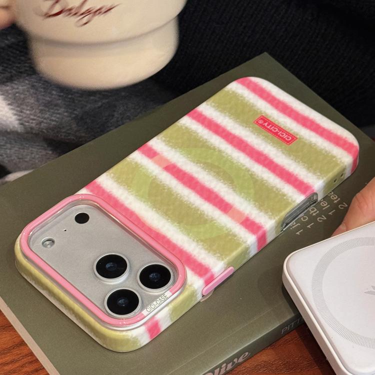 CICI-CITY CH-61 Custodia magnetica per telefono con motivo a pastelli a cera, For iPhone 17 Pro Max, For iPhone 17 Pro