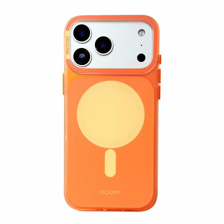 CICI-CITY CH-63 Custodia magnetica per telefono a tinta unita con effetto luce e ombra, For iPhone 17 Pro Max, For iPhone 17 Pro