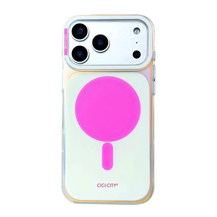 CICI-CITY CH-63 Custodia magnetica per telefono a tinta unita con effetto luce e ombra, For iPhone 17 Pro Max, For iPhone 17 Pro