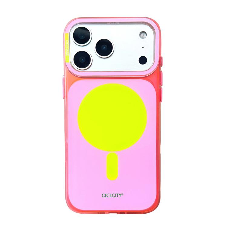 CICI-CITY CH-63 Custodia magnetica per telefono a tinta unita con effetto luce e ombra, For iPhone 17 Pro Max, For iPhone 17 Pro