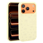 Custodia silicone liquido con stampa floreale per iPhone 17 Pro M