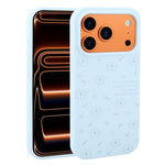 Custodia silicone liquido con stampa floreale per iPhone 17 Pro M
