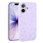 Custodia silicone liquido con stampa floreale per iPhone 17 Pro M