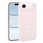 Custodia silicone liquido con stampa floreale per iPhone 17 Pro M
