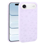 Custodia silicone liquido con stampa floreale per iPhone 17 Pro M