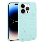 Custodia per telefono in silicone liquido con fori grandi e stampa floreale a margherite., For iPhone 14 Plus, For iPhone 14, For iPhone 14 Pro, For iPhone 14 Pro Max