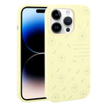 Custodia per telefono in silicone liquido con fori grandi e stampa floreale a margherite., For iPhone 14 Plus, For iPhone 14, For iPhone 14 Pro, For iPhone 14 Pro Max