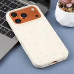 Custodia per telefono in silicone liquido con fori grandi e stampa floreale a margherite., For iPhone 13 Pro Max, For iPhone 13 Pro, For iPhone 13, For iPhone 12