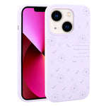 Custodia per telefono in silicone liquido con fori grandi e stampa floreale a margherite., For iPhone 13 Pro Max, For iPhone 13 Pro, For iPhone 13, For iPhone 12