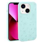 Custodia per telefono in silicone liquido con fori grandi e stampa floreale a margherite., For iPhone 13 Pro Max, For iPhone 13 Pro, For iPhone 13, For iPhone 12