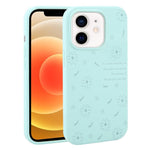 Custodia per telefono in silicone liquido con fori grandi e stampa floreale a margherite., For iPhone 13 Pro Max, For iPhone 13 Pro, For iPhone 13, For iPhone 12