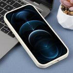 Custodia per telefono in silicone liquido con fori grandi e stampa floreale a margherite., For iPhone 12 Pro Max, For iPhone 12 Pro