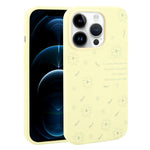 Custodia per telefono in silicone liquido con fori grandi e stampa floreale a margherite., For iPhone 12 Pro Max, For iPhone 12 Pro