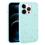 Custodia per telefono in silicone liquido con fori grandi e stampa floreale a margherite., For iPhone 12 Pro Max, For iPhone 12 Pro