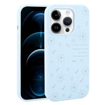 Custodia per telefono in silicone liquido con fori grandi e stampa floreale a margherite., For iPhone 12 Pro Max, For iPhone 12 Pro