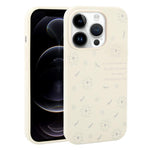 Custodia per telefono in silicone liquido con fori grandi e stampa floreale a margherite., For iPhone 12 Pro Max, For iPhone 12 Pro