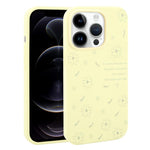 Custodia per telefono in silicone liquido con fori grandi e stampa floreale a margherite., For iPhone 12 Pro Max, For iPhone 12 Pro
