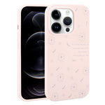 Custodia per telefono in silicone liquido con fori grandi e stampa floreale a margherite., For iPhone 12 Pro Max, For iPhone 12 Pro