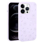 Custodia per telefono in silicone liquido con fori grandi e stampa floreale a margherite., For iPhone 12 Pro Max, For iPhone 12 Pro