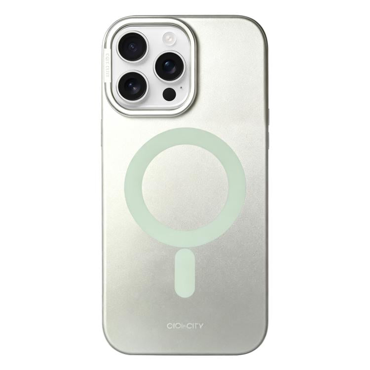 CICI-CITY CH-65 Custodia magnetica per telefono con texture metallica effetto chiaro di luna., For iPhone 17 Pro Max, For iPhone 17 Pro, For iPhone 16 Pro Max, For iPhone 16 Pro