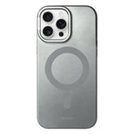 CICI-CITY CH-65 Custodia magnetica per telefono con texture metallica effetto chiaro di luna., For iPhone 17 Pro Max, For iPhone 17 Pro, For iPhone 16 Pro Max, For iPhone 16 Pro