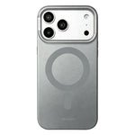 CICI-CITY CH-65 Custodia magnetica per telefono con texture metallica effetto chiaro di luna., For iPhone 17 Pro Max, For iPhone 17 Pro, For iPhone 16 Pro Max, For iPhone 16 Pro