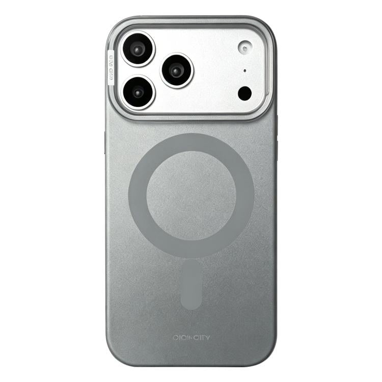 CICI-CITY CH-65 Custodia magnetica per telefono con texture metallica effetto chiaro di luna., For iPhone 17 Pro Max, For iPhone 17 Pro, For iPhone 16 Pro Max, For iPhone 16 Pro