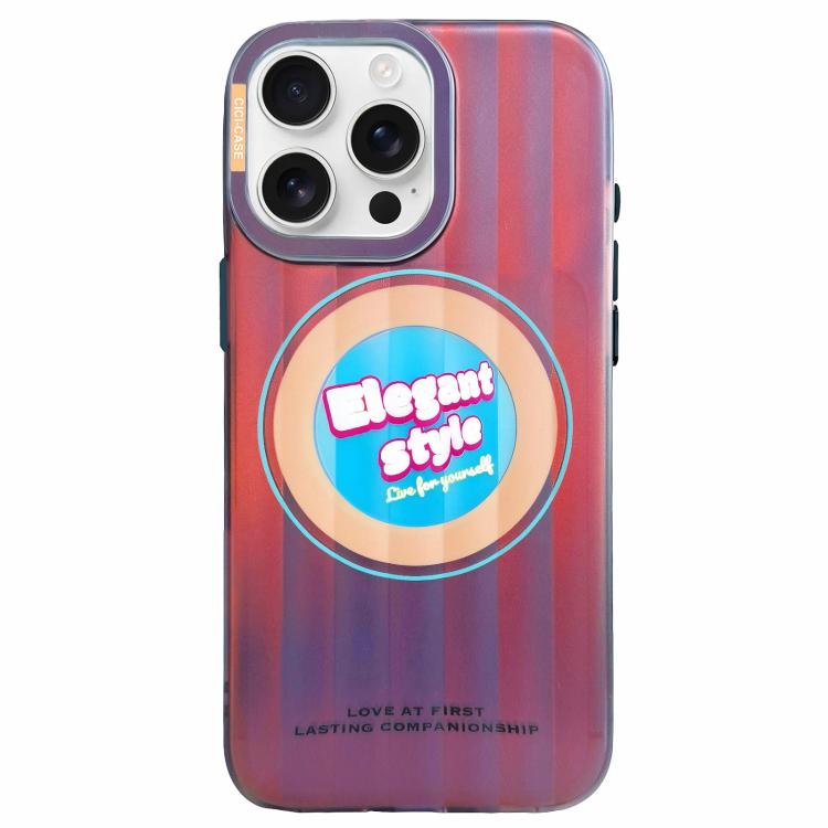 Custodia magnetica per telefono CICI-CITY CH-66 Aurora Stripe, For iPhone 15 Pro Max, For iPhone 15 Pro