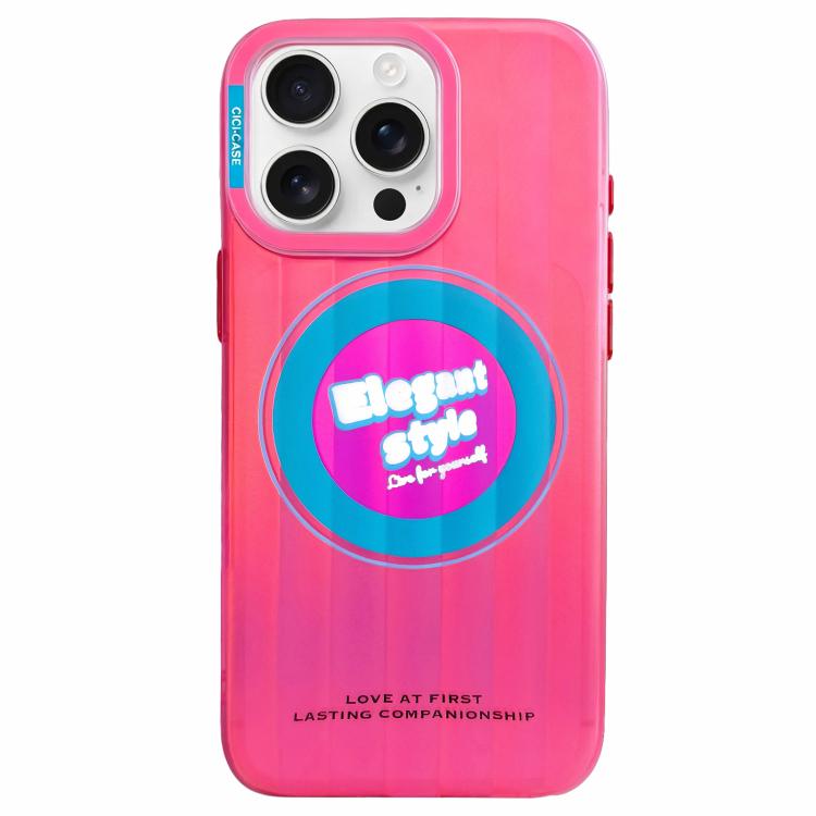 Custodia magnetica per telefono CICI-CITY CH-66 Aurora Stripe, For iPhone 15 Pro Max, For iPhone 15 Pro