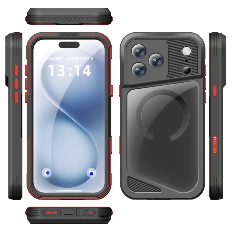 Custodia impermeabile IP68 magnetica per smartphone compatibile i