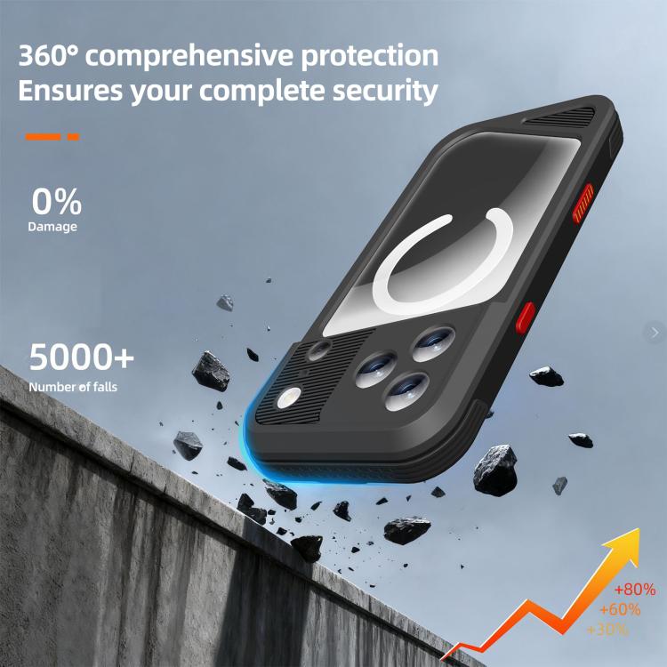 Custodia impermeabile IP68 magnetica per smartphone compatibile i
