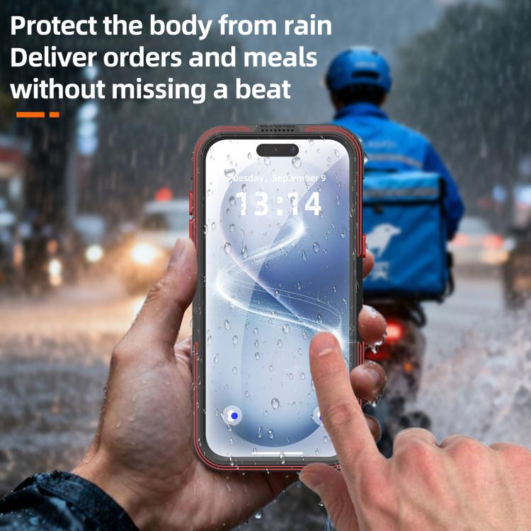 Custodia impermeabile IP68 magnetica per smartphone compatibile i