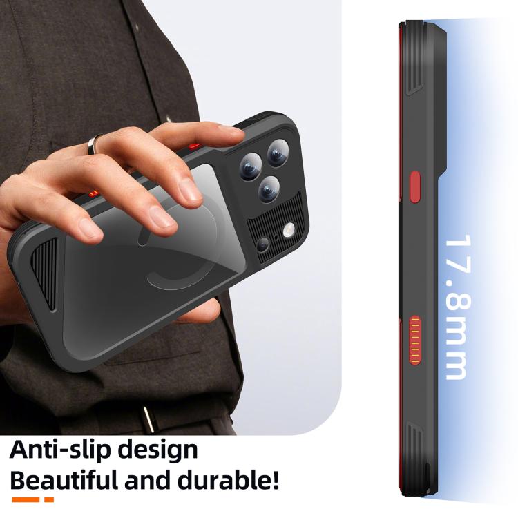Custodia impermeabile IP68 magnetica per smartphone compatibile i