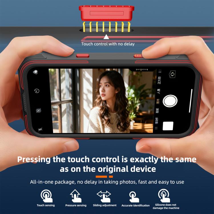 Custodia impermeabile IP68 magnetica per smartphone compatibile i