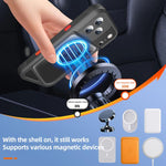 Custodia impermeabile IP68 magnetica per smartphone compatibile i