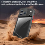 Custodia impermeabile IP68 magnetica per smartphone compatibile i