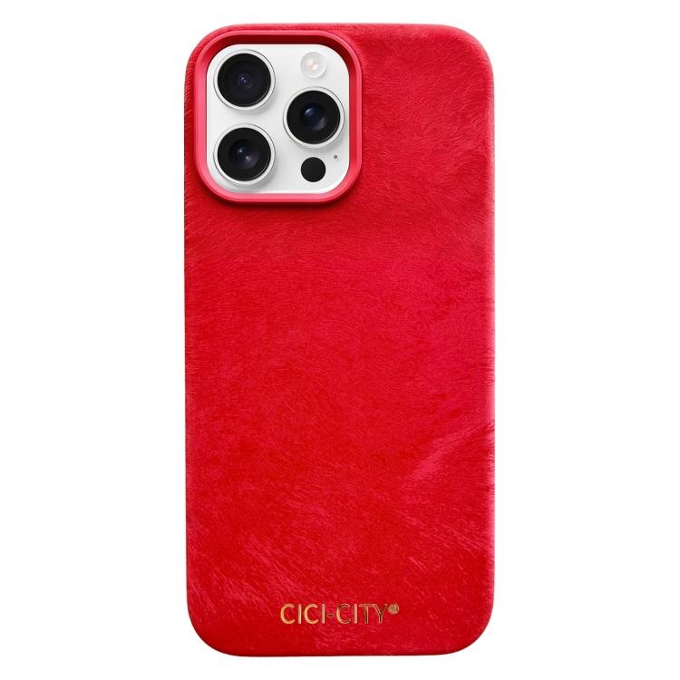 CICI-CITY CH-67 Custodia per telefono in velluto con chiusura magnetica invisibile, tinta unita., For iPhone 17 Pro Max, For iPhone 17 Pro, For iPhone 16 Pro Max, For iPhone 16 Pro