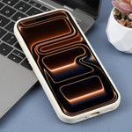 Custodia in silicone liquido leopardata per iPhone 17 Pro Max