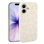 Custodia in silicone liquido leopardata per iPhone 17
