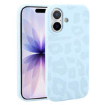 Custodia in silicone liquido leopardata per iPhone 17