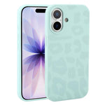 Custodia in silicone liquido leopardata per iPhone 17