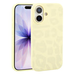 Custodia in silicone liquido leopardata per iPhone 17