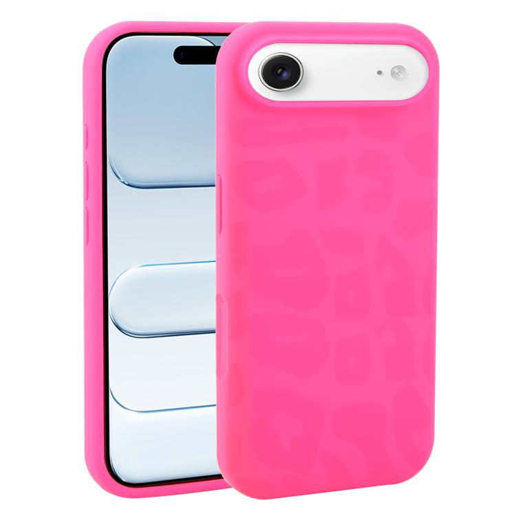Custodia in silicone liquido leopardata per iPhone 17