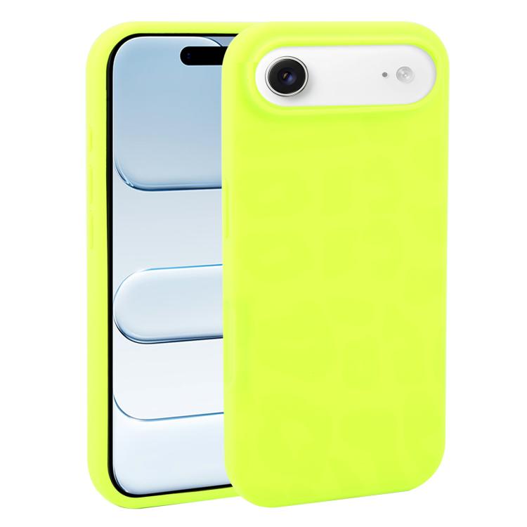 Custodia in silicone liquido leopardata per iPhone 17